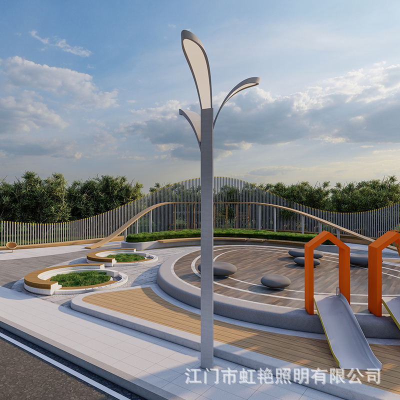 室外庭院灯现代简约小区别墅公园户外防水创意景观灯市电照明路灯