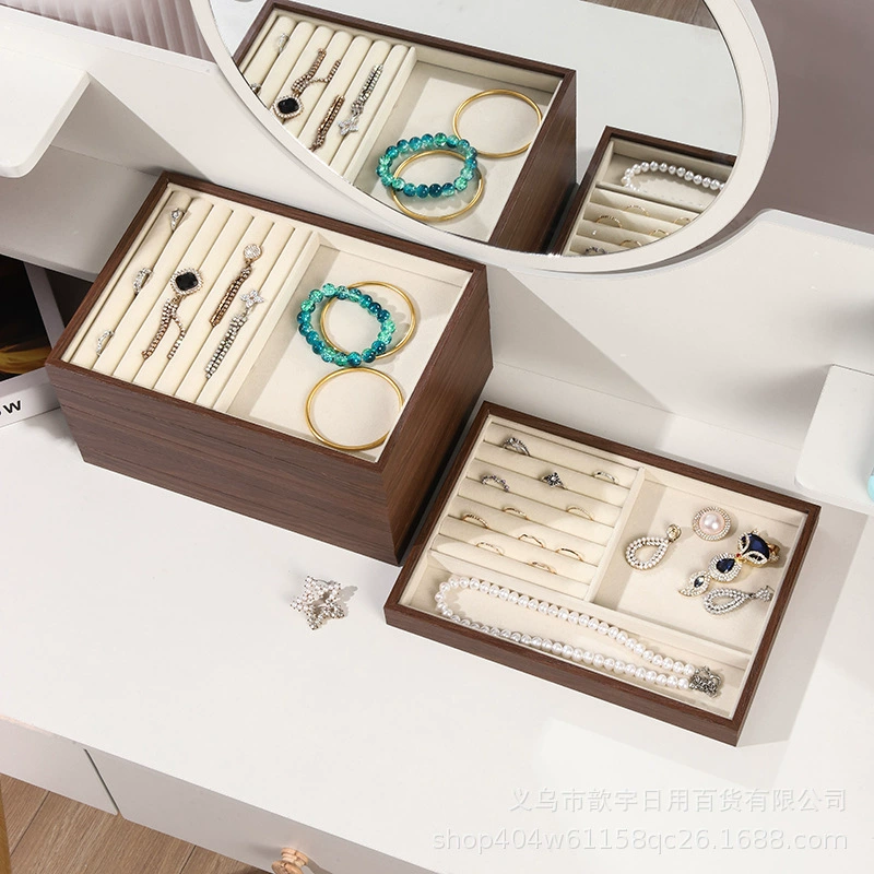 Storage Box Necklace Jewelry Velvet Drawer from Yomiego