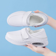 气垫护士鞋女秋冬季防滑软底透气加绒加厚棉鞋医护工作鞋现货批发