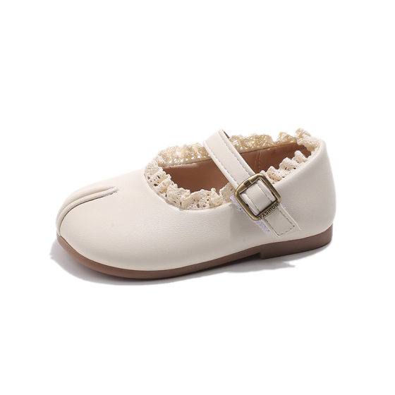 Girls Small Leather Shoes 2025 Spring New Children's Shoes Soft-soled Princess Shoes Spring and Summer Women's Treasure Shoes Black Girls