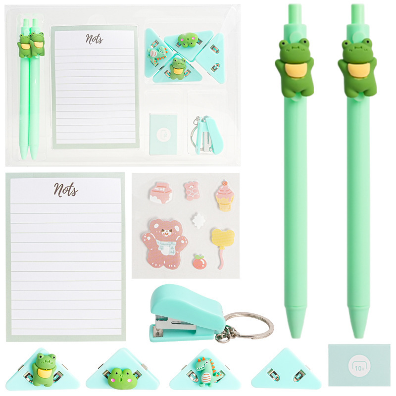 Cross-border Direct Supply Macaron Student Office suit Amazon Cartoon Notebook Stapler Stapler Stapler suit Cross-border Direct Supply Macaron Student Office suit Amazon Cartoon Notebook Stapler Stapler Stapler suit