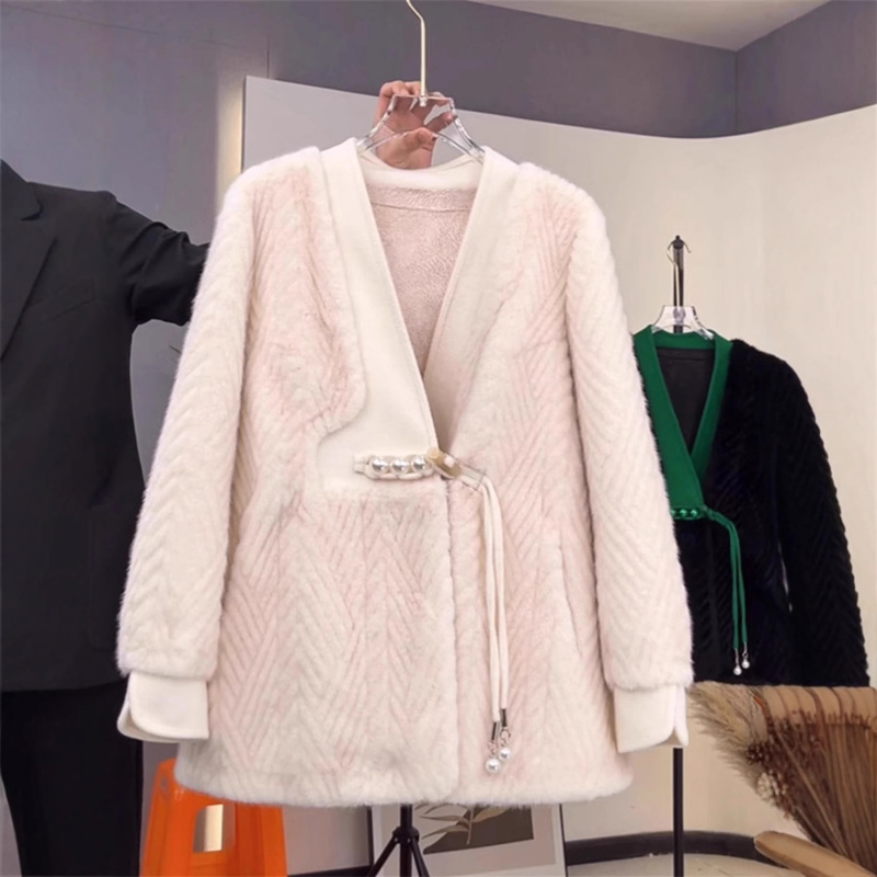 European and American Cross-Border Trade Popular Autumn and Winter Long Fashion Versatile Original Designer Women's Fur Coat