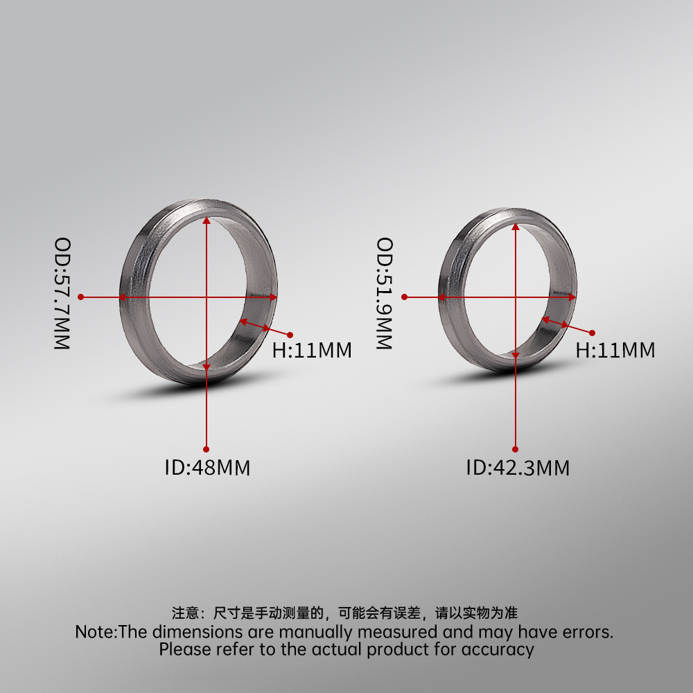 Motorcycle accessories suitable for Shengshi 703T exhaust pipe sealing ring, anti-leakage graphite gasket