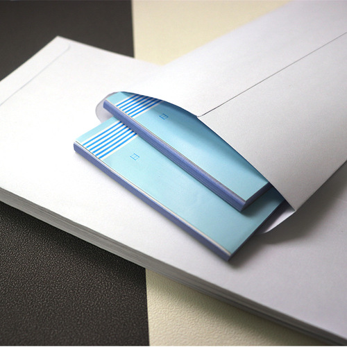 Blank white 5/7/9 size fixed paper bag A4 double coated paper fixed thickened envelope letter paper printing 