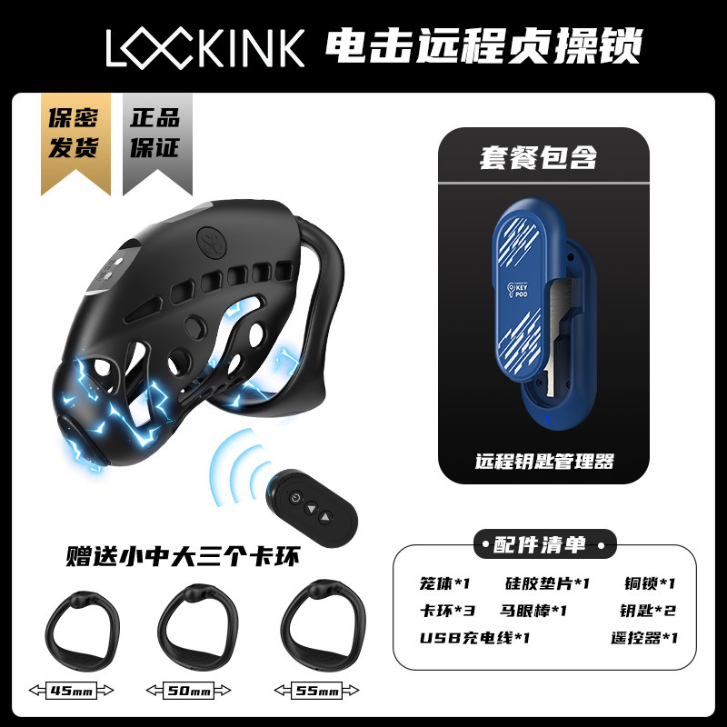 Nautilus castidad Lock + prisionero amor clave caja de almacenamiento