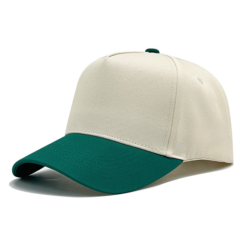 Cinco piezas de algodón transfronterizo sombrero de béisbol duro superior bordado en blanco sombrero de camión impresa sombrero de boca de pato image 8