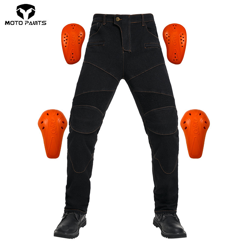 Factory Direct Sales Motorcycle Riding Jeans Protective Gear All-Season Riding Racing Pants Men's and Women's Motorcycle Pants Anti-Fall Pants