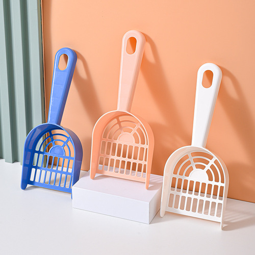 Cat litter shovel plastic cat poop shovel manufacturer direct sales fine hole pet cleaning supplies cat poop shovel cat litter shovel