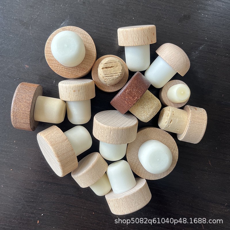 高分子瓶塞软木塞苏打水通用瓶T型塞玻璃红酒密封瓶塞软木塞T型