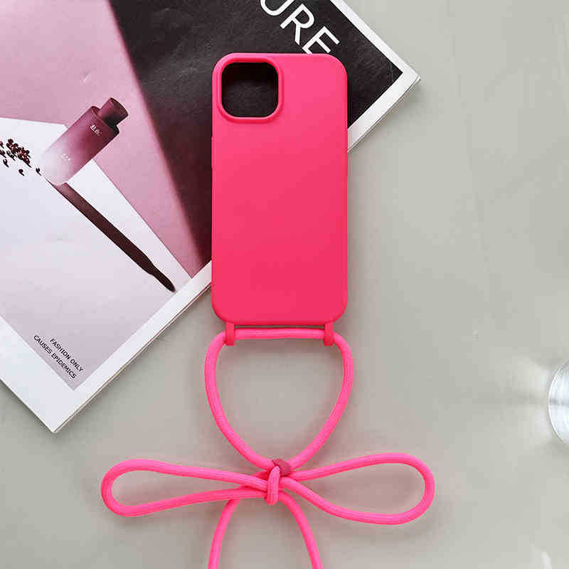 Adatto per 15/16, custodia per iPhone 12, anti-caduta, design semplice, con cordino, custodia protettiva a tracolla, 17 Pro Ins_voghion.com