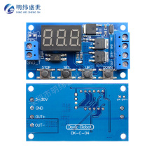 DC5-36V触发延时定时循环延迟断开导通电路板双MOS控制代替继电器