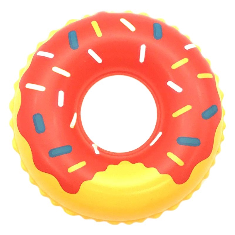 Inflatable Toys Mini Swimming Ring Kidsren's Water Toys Vinyl Little Yellow Duck Accessories Milk Tea Shop Swimming Ring Watermelon