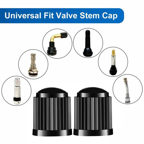 Car bicycle tire black plastic valve cap dust cover dust cap