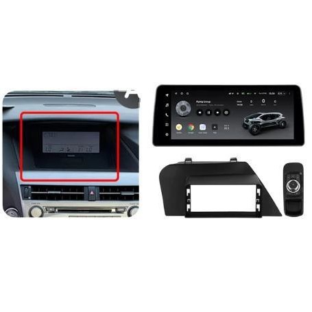 适用Lexus RX270 330 450h AL10 08-15安卓大屏车载GPS导航一体机