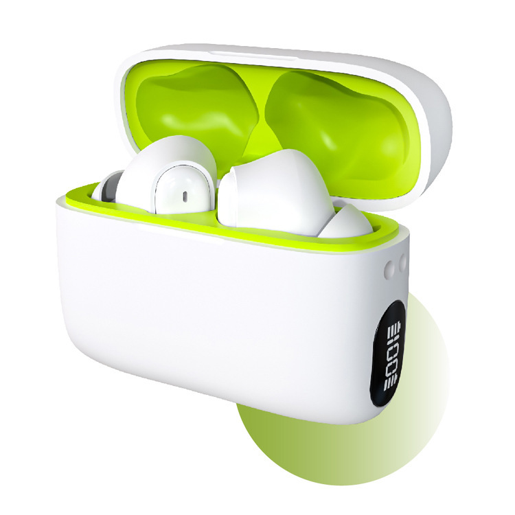 TWS Bluetooth ヘッドセットデジタルディスプレイバイノーラルインイヤー重低音超長バッテリー寿命三次元真のワイヤレスヘッドセット OEM カスタマイズ|undefined