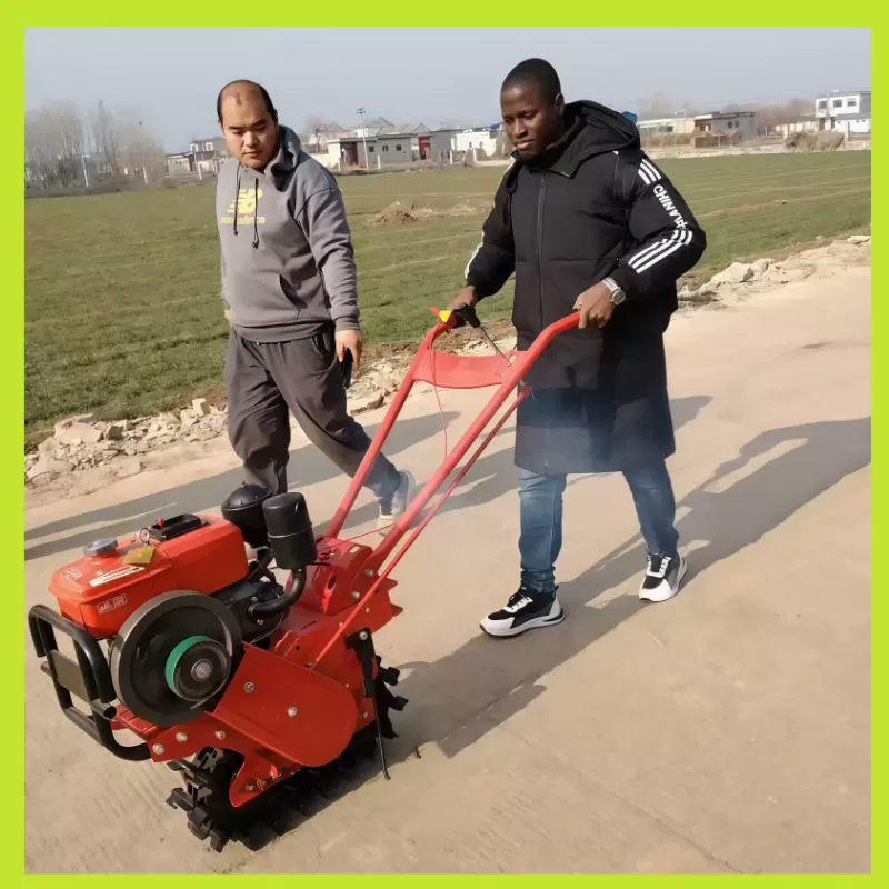 小型犁地机173风冷柴油机180水冷柴油机小红牛微耕机履带犁地机