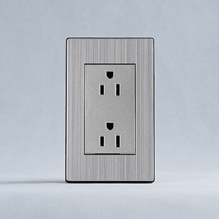 Foreign Trade Export South America Series American Standard 118K Type Wall Socket American Flat Six-Hole Socket 110-250V 15A