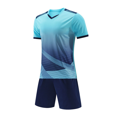 Summer New Children's Soccer Uniform Set Adult Sports Outdoor Quick-Drying Breathable Table Tennis Badminton Uniform for Women Wholesale
