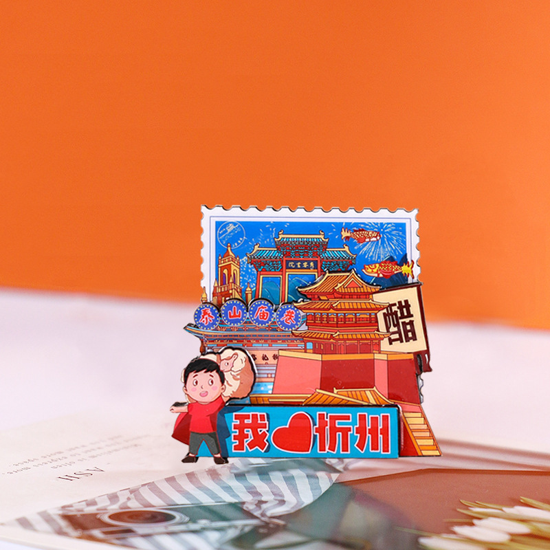 中国都市人気観光名所木製冷蔵庫マグネットカスタマイズされた文化的で創造的な北京パンダ diy マグネット強力な吸引|undefined