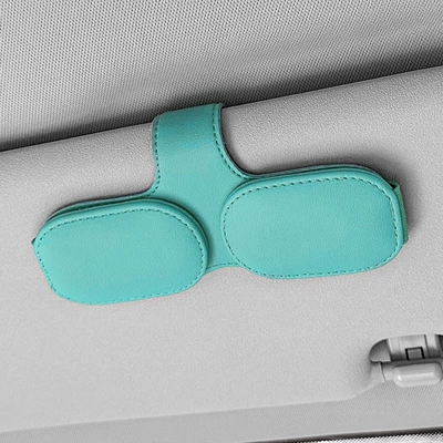 microfiber car glasses clip | Car Glasses Clip/Bill Clip - tiffany-blue