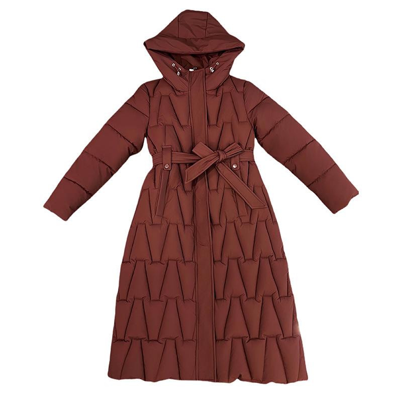 Trajes de invierno de madres de comercio exterior 2025 nuevos trajes de invierno de algodón de mediana edad chaqueta de algodón image 5