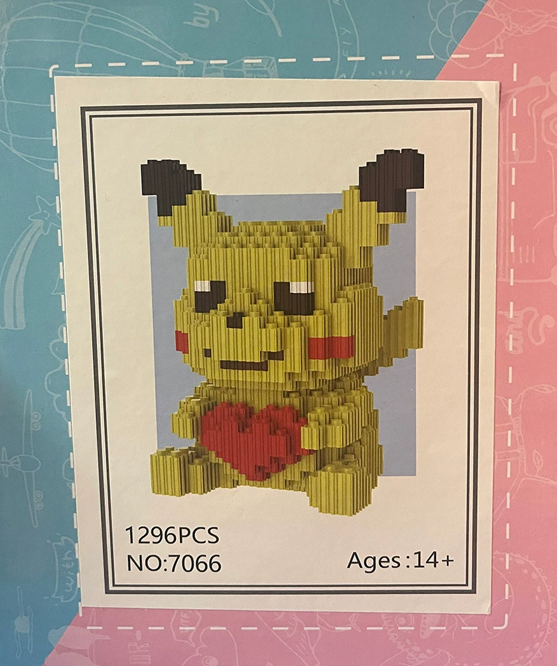 Конструктор Lego Ultraman Tiga Micro Block, различные цвета, 10×10×10 см