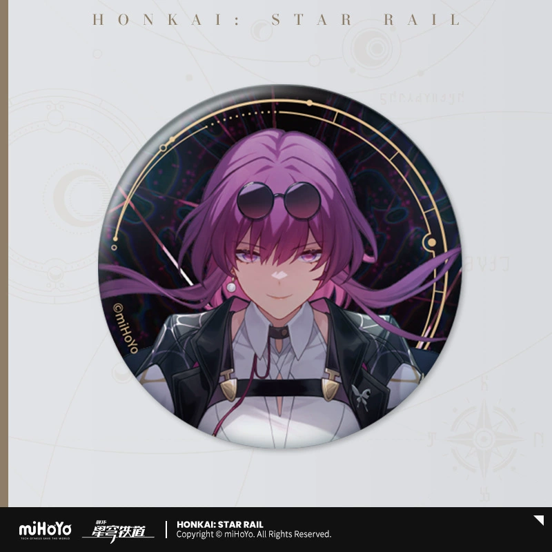 Коллекционный значок (Honkai: Star Rail) — персонаж, цветной картон на подложке, одиночный