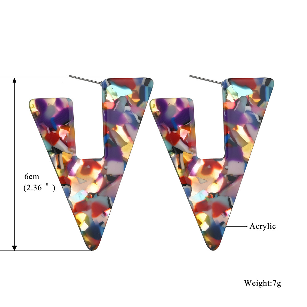 A-shaped Earrings Wholesale display picture 1