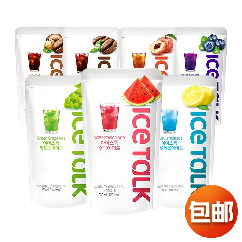 Корейский импортный напиток labetalk, синий лимон, персик, арбуз, виноградный напиток со вкусом фундука, американicano, напиток в мешках