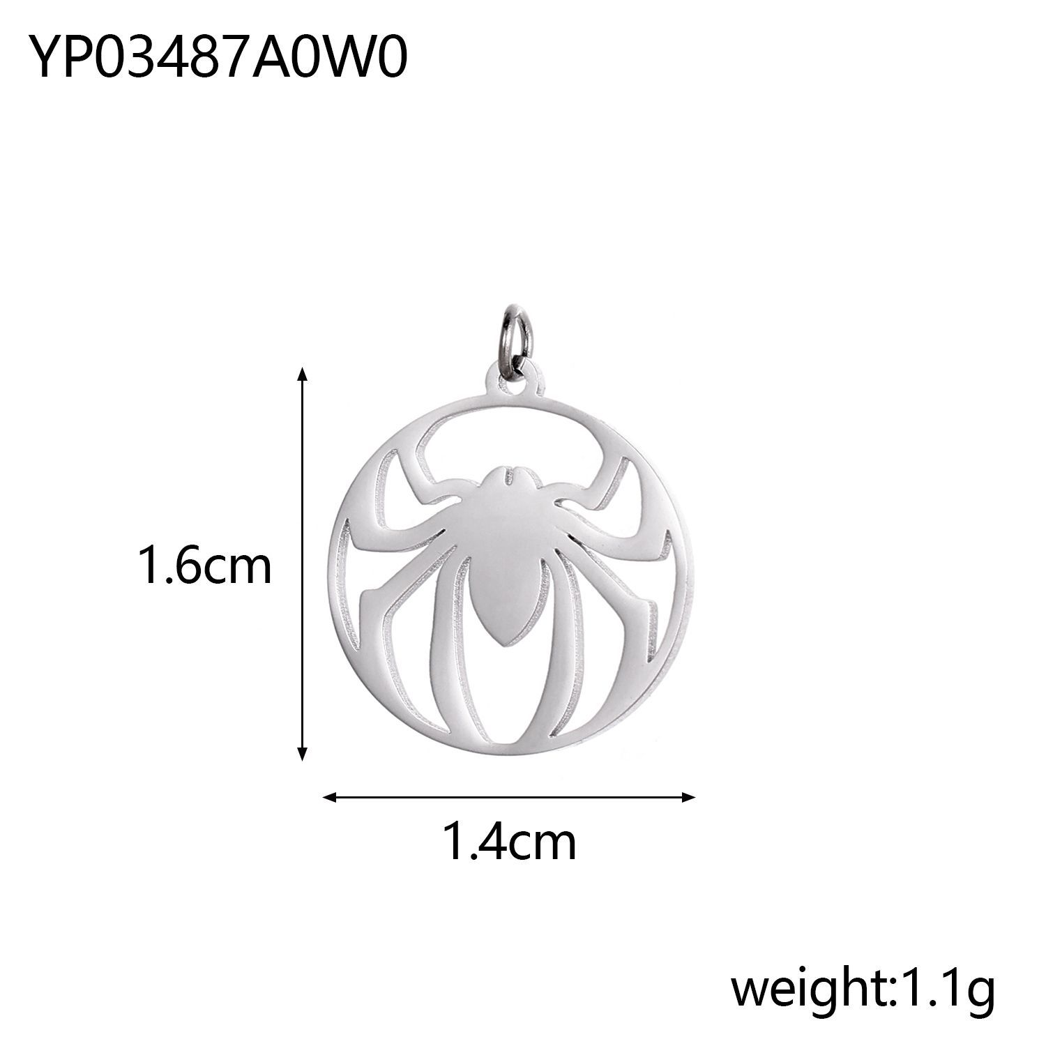 2g Weight Pendant Jewelry Making Type DIY Ornament Accessories Classification 1 Piece Quantity 304 Stainless Steel Material Dragonfly, Butterfly Pattern All Seasons Season Plating Design Basic, Simple Style Style 1 Piece 304 Stainless Steel Dragonfly Butterfly Pendant 9