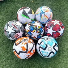 机缝足球football世界杯欧洲杯美洲杯英超比赛训练5号PVC足球批发