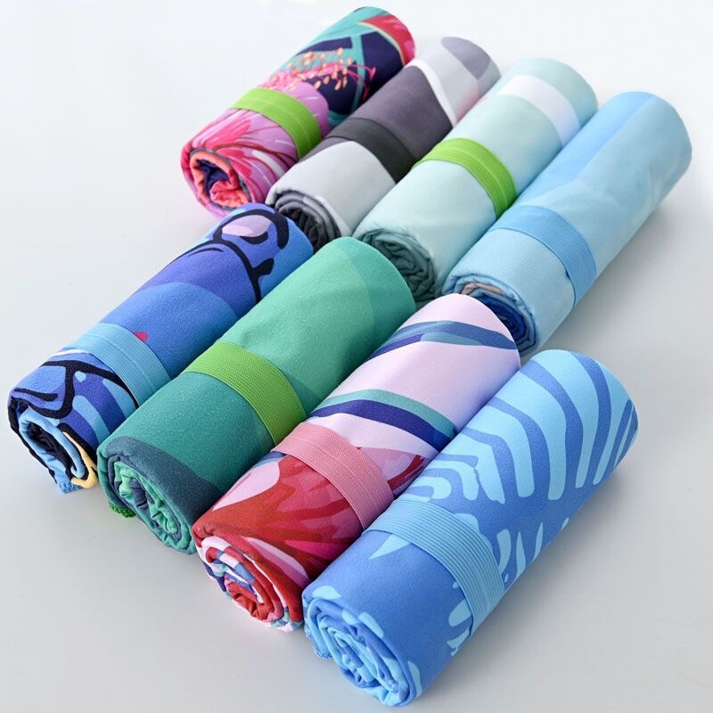 Quick-dry bath towel 70*150 sports beach towel portable absorbent travel beach towel double-sided fleece bath towel