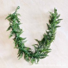 1.7米仿真藤条松柏松针藤条圣诞布置仿真藤条装饰室内室外门楣装