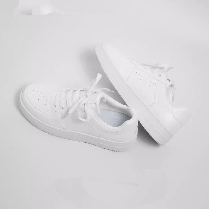 Sneaker bianche donna chunky platform scarpe skateboard comode_voghion.com