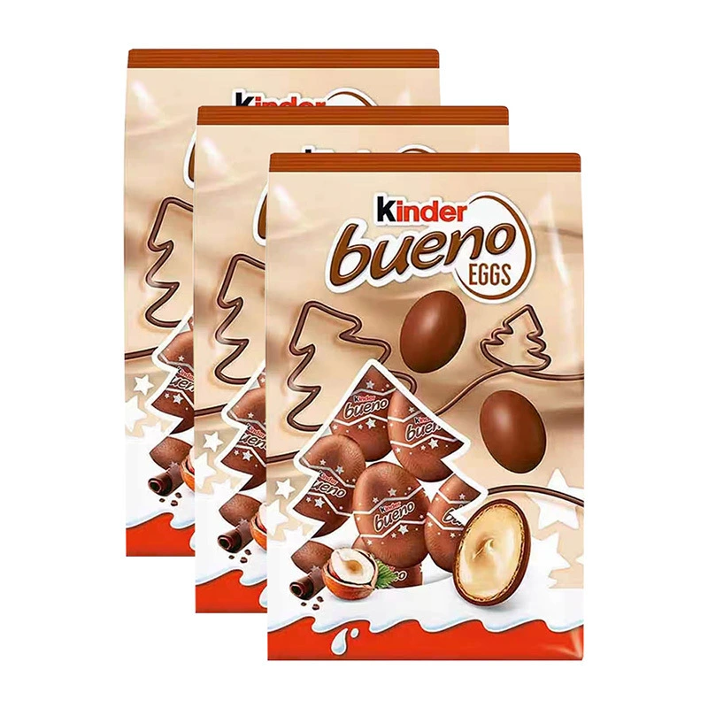Кинда Kinder цветной орех hazelnut крем крем молочный шоколад яйцо сендвич сендвич рождественский подарок конфеты новогодние перекусы