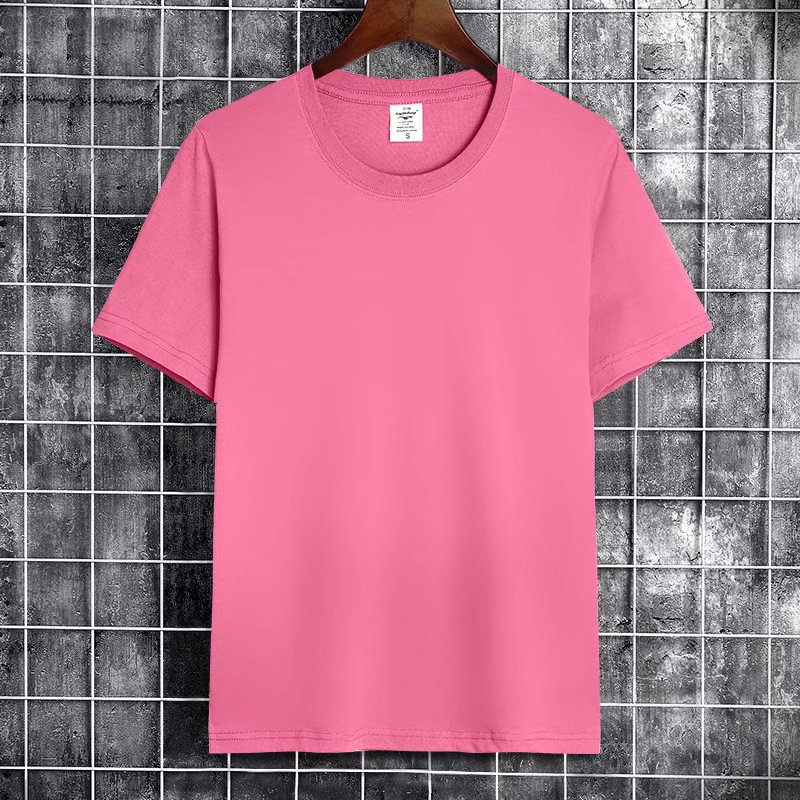 Camiseta de manga corta de los hombres camisa de fondo de color sólido ropa de clase de los hombres de moda ropa reservada marca de moda de verano blanco puro media manga