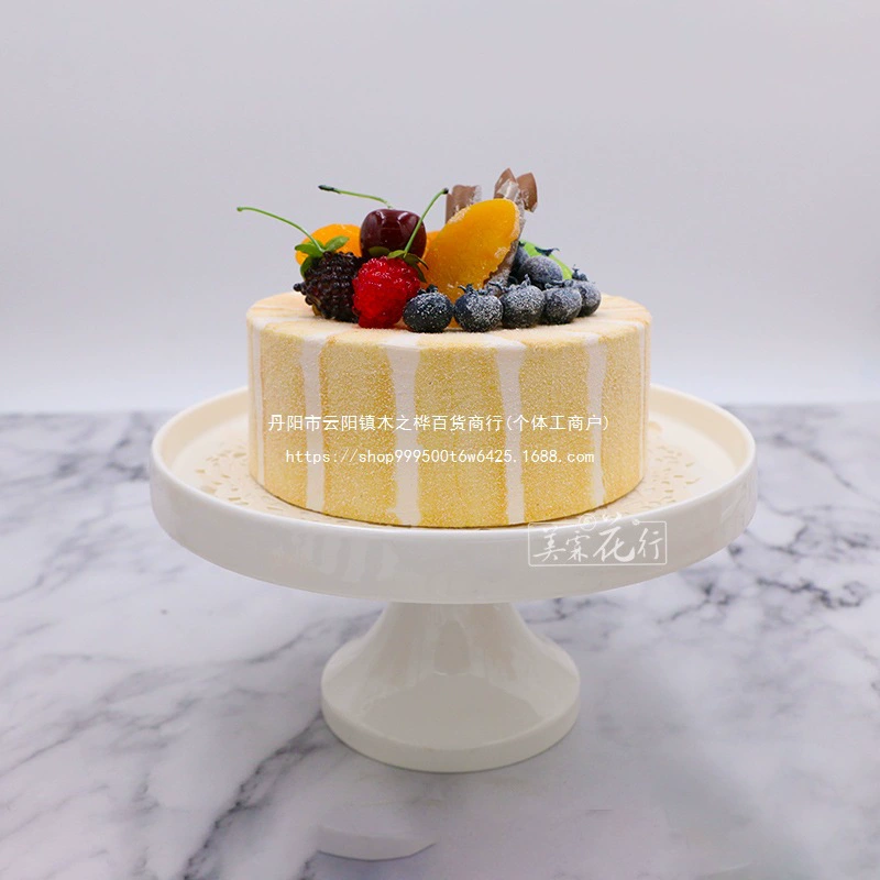 Модель торта с вишневым кремом на день рождения, мягкий декор для комнаты, модель еды, реквизит для съемки с увлажняющим эффектом