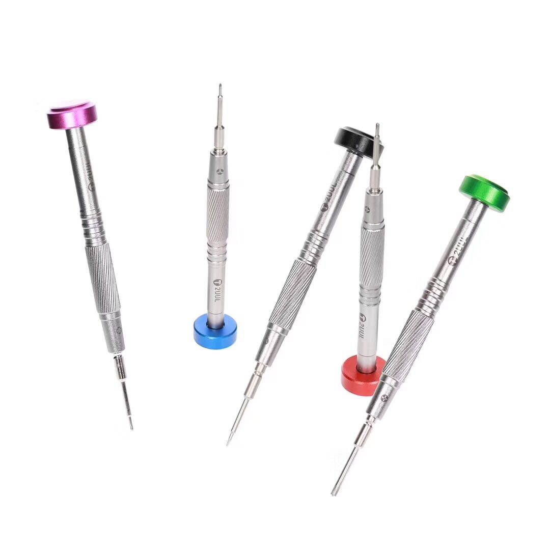 Nuevo 2UUL destornillador de eje de vuelo duro mantenimiento de teléfono móvil triángulo pentagonal cruz hexagonal T2 destornillador