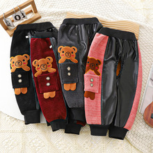 婴儿防尿湿皮裤男女孩开裆隔尿裤儿童防水罩裤宝宝冬季罩棉裤套