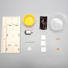 Fun Science DIY Spin Dryer for Primary School Students - Handmade Science Experiment Educational Toy and Experiment Materials