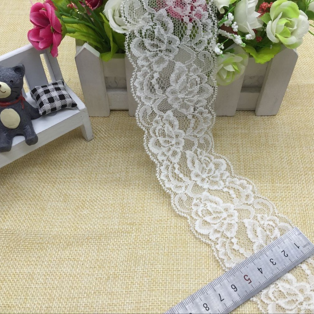 长期DIY供应爆款弹力蕾丝花边6002#5.8cm服装配饰辅料批发