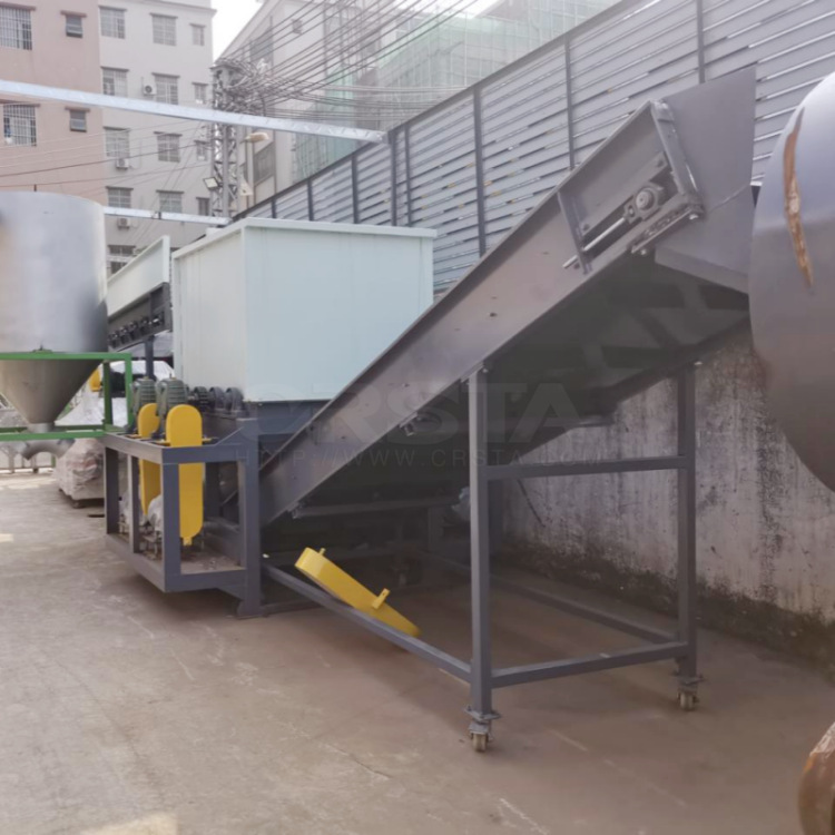 云南PET聚酯瓶脱标分离粉碎清洗机，PET塑料瓶处置清洗机