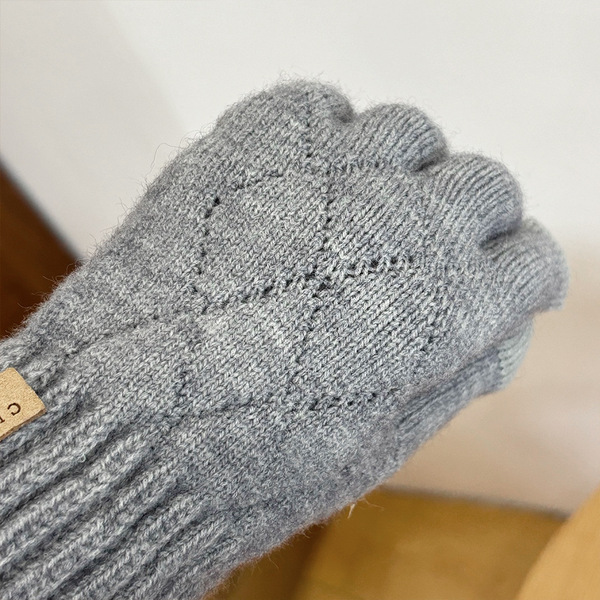knitted keep warm winter fashionable gloves