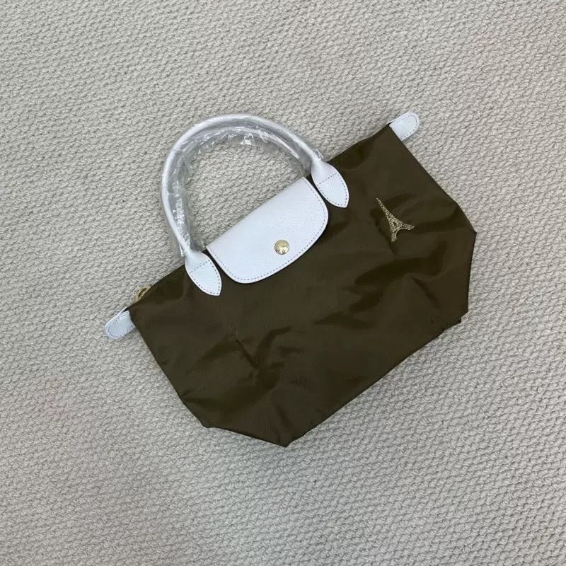 高品質の新しい限定版パリタワー刺繍トートバッグレディースハンドバッグ大中型餃子バッグ|undefined