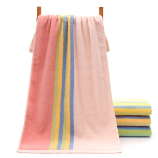 50*100 Bath Towel, Cotton Type A, Sports Wrap, Absorbent, Wholesale Soft Family Kidsren's Thickeneded and Longed Towel