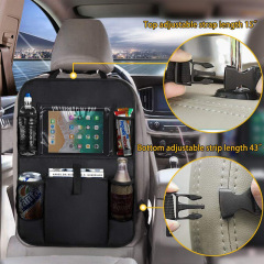 自動車シート収納袋背もたれ収納袋多機能収納袋ipad自動車掛け袋後部座席蹴り防止
