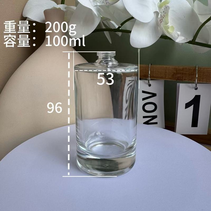 円筒プレススプレーバヨネット香水ボトル 30ml50ml100ml 大容量ハイエンド透明シンプルモダンモデル|undefined