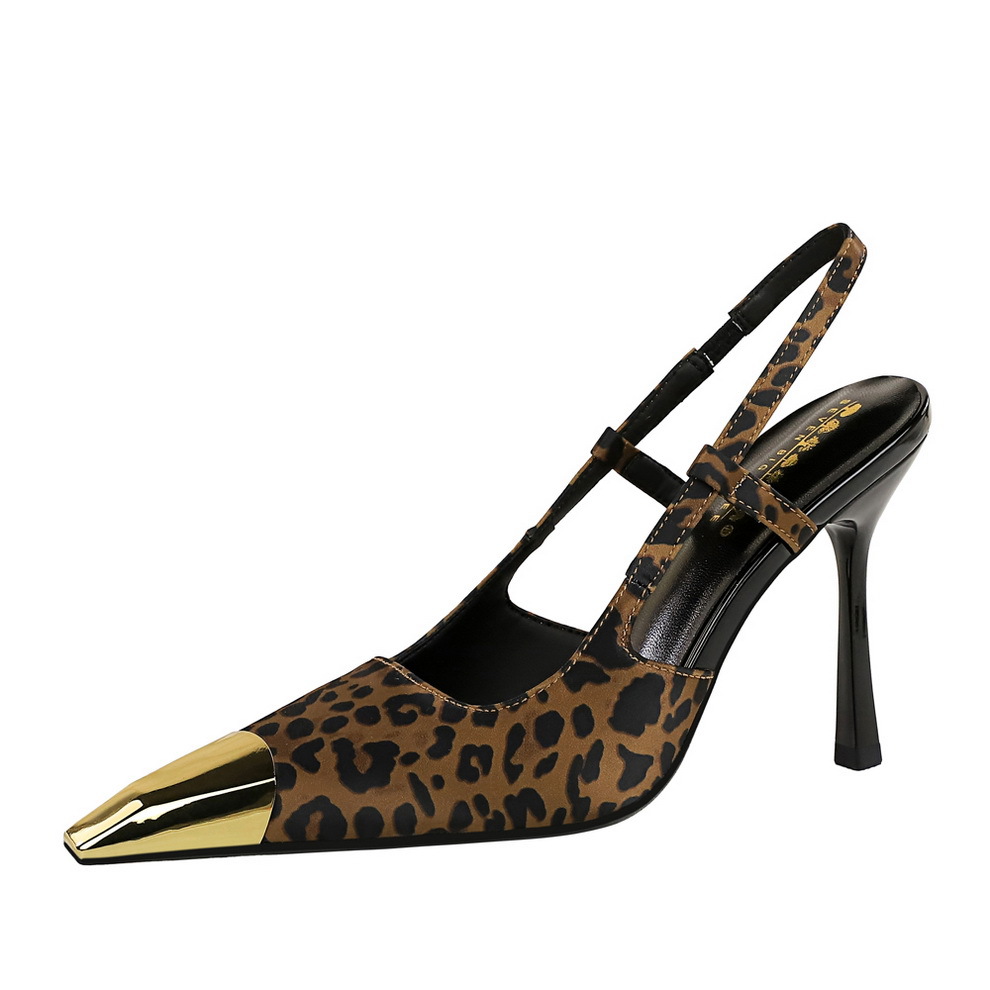 Stiletto Pumps Mit Leopardenmuster Und Spitzer Zehenkappe_voghion.com
