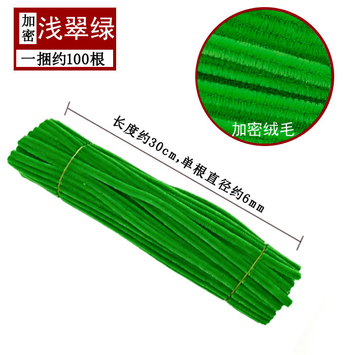 Varillas de felpa encriptadas de 42 colores, tiras para raíces de cabello, materiales populares para ramos hechos a mano, fabricante de varillas de felpa.