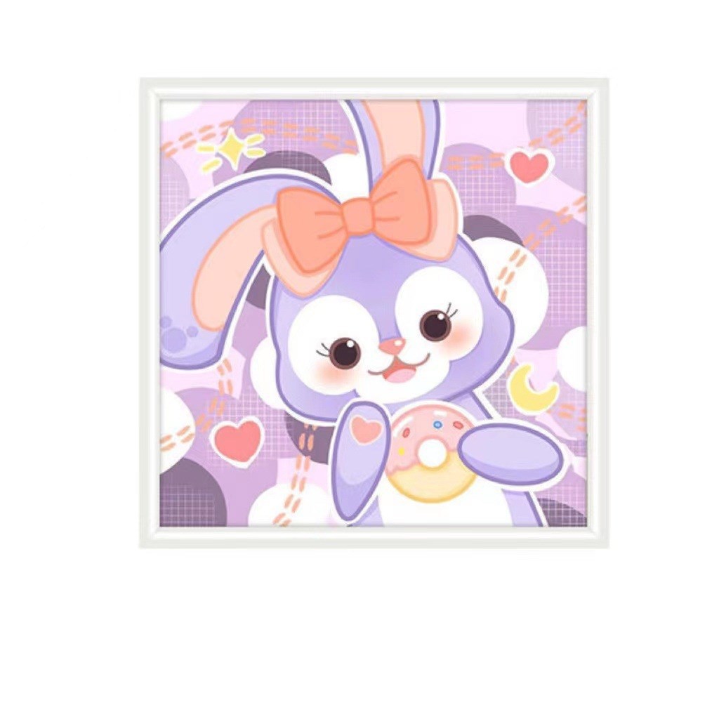 Nuevo dibujo de diamante infantil de labu diy pegatinas de diamante con marcos de fotos hechas a mano diy puzzle pegatinas de mampostería image 236